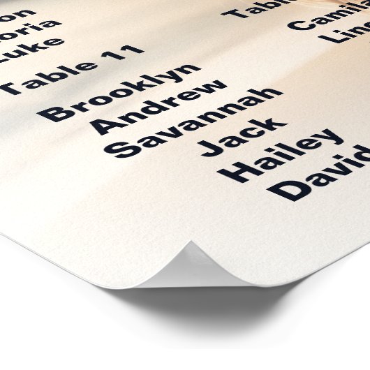 Fotoweddenschappen Poster (Hoek)