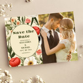 FotoWhimsical Wildflower Meadow Bruiloft Save The Date
