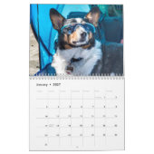 Fou au sujet du calendrier mural du corgi 2018 (Jan 2027)