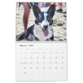 Fou au sujet du calendrier mural du corgi 2018 (Feb 2027)