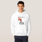 Fou comme un sweat - shirt à capuche de Fox (Devant entier)