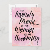 fou fier de toi carte postale (Devant / Derrière)