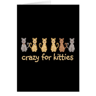 Fou pour des T-shirts et des cadeaux de minous