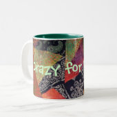 Fou pour la tasse de batiks (Devant gauche)