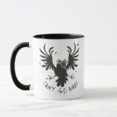 Fou Vieux Oiseau ! Raven Mug (Gauche)