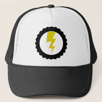 Foudre dans un casquette de pneu
