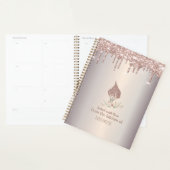 Fouet Pailleté Rose Gold Gouttes de Paillettes Bou (Devant avec enveloppe)