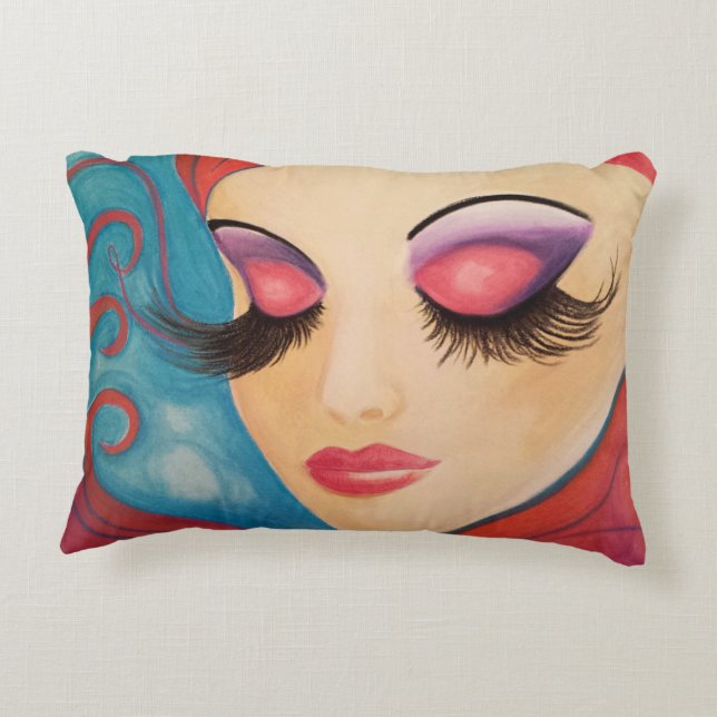 "Fouette" le coussin de bonheur par OmThat (Dos)