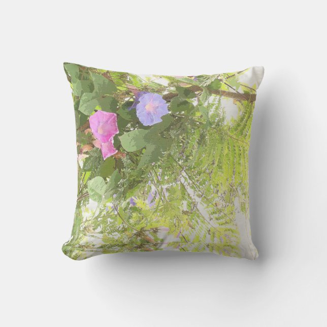 Fougères et coussin de gloire de matin (Recto)