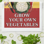 Fouille vintage pour la serviette de cuisine de (Plié)