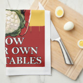 Fouille vintage pour la serviette de cuisine de (Quart Plié)