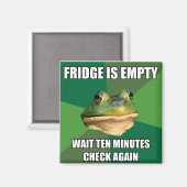Foul Bachel Frog Lege koelkast Magneet (Voorkant / Achterkant)