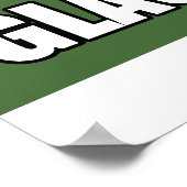 Foul-bachelor-kikkerglas van granen poster (Hoek)