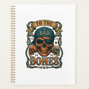 Foul Bones Pirate Crâne Foulard Corde Os croisés