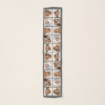 Foulard 5 Collage de photos - Photos faisant face aux deux<br><div class="desc">Vous pouvez utiliser des photos carrés ou selfies pour cette conception. Utilisez cinq photos carrés pour créer un cadeau unique et personnel. Si vous avez besoin d'ajuster les images,  cliquez sur l'outil personnaliser pour apporter des modifications.</div>