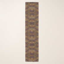 Foulard à motif léopard et peau de serpent Wild Fu