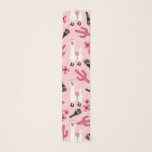 Foulard Adorable Llama Maraca Cactus blanc rose floral<br><div class="desc">Ce motif mignon et amusant est parfait pour une femme ou une fille branchée. Il présente des illustrations dessinées à la main de lamas rose bubblegum, blanches et noires, de maracas à motifs, de cactus et de fleurs sur le dessus d'un simple arrière - plan rose vif. C'est adorable, drôle,...</div>