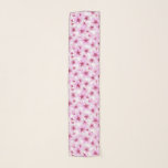 Foulard Aquarelle en fleurs de cerisier<br><div class="desc">Aquarelle motif avec fleurs de cerisiers</div>