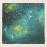 Foulard Aquarelle jaune vert de l'espace étoile Nebula Uni<br><div class="desc">Foulard à chiffon avec un motif d'univers nébuleuse étoile à aquarelle verte,  bleue,  jaune et noire. Personnalisable . Moderne et tendance,  parfait pour toute tenue.</div>