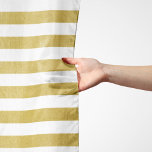 Foulard Bandes d'or, Blancs, Motif rayé<br><div class="desc">Elégante,  élégante et sophistiquée rayures dorées et blanches. Un cadeau moderne et tendance,  parfait pour les amoureux des rayures dans votre vie.</div>