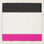 Foulard Bleu noir et rose<br><div class="desc">Écharpe noire blanche et rose</div>