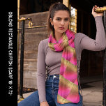 Foulard Bronze rose or brillant look Abstrait Motif long<br><div class="desc">Écharpe aux tons colorés dans les motifs d'art abstraits qui donnent un look brillant. Personnalisez ce modèle si vous voulez échanger l'image. Customisez encore pour d'autres changements.</div>