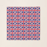 Foulard Carré Scarf avec le drapeau du Royaume-Uni<br><div class="desc">Foulard carré patriotique et élégant avec drapeau du Royaume-Uni. Ce produit est personnalisable.</div>
