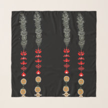 Chiffon Scarf Mehendhi style