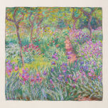 Foulard Claude Monet - Le jardin d'Iris à Giverny<br><div class="desc">Jardin d'Iris à Giverny / Jardin d'Artiste à Giverny - Claude Monet,  1899-1900</div>
