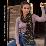 Foulard Confetti coloré Fête du Parti Noir Chiffon<br><div class="desc">Colorée Confetti Black Party Celebration Chiffon Scarf. Personnalisez-le avec votre oeuvre. Modifiez-le pour modifier l'arrière - plan coloré. Pour toute occasion,  Jour de l'An,  4 juillet,  Noël,  Fête des Mères,  anniversaire,  un cadeau pour vous ou quelqu'un de spécial.</div>