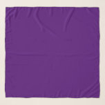 Foulard Couleur solide violet foncé riche<br><div class="desc">Conception violette foncée couleur solide.</div>