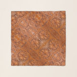 Foulard Cowboy Rustique pays occidental à outils en cuir i<br><div class="desc">Motif rustique de l'ouest à outils en cuir imprimé foulard. Accessoires de décoration mode Cowboy.</div>