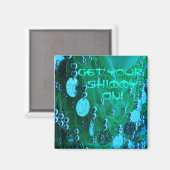 Foulard de danse du ventre avec aimant de monnaie (Recto/Verso)