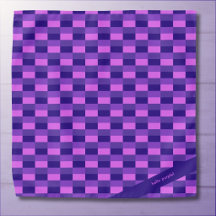 Foulard de poche combinant rose et violet
