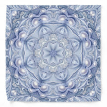 Foulard décoratif bleu