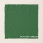 Foulard Delicious Monster green color name<br><div class="desc">Delicious Monster green color name</div>