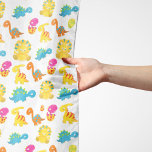 Foulard Dinosaures Mignons, Motif De Dinosaures, Baby Dino<br><div class="desc">Motif mignon,  amusant et adorable avec des bébés dinosaures et des oeufs. Un cadeau moderne et tendance,  parfait pour les amateurs de dinosaures dans votre vie.</div>