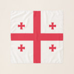 Foulard Drapeau de Géorgie<br><div class="desc">Drapeau patriotique de Géorgie.</div>