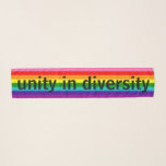 Foulard Drapeau de rayures de l'original 8 du gay pride<br><div class="desc">L'original 8 du gay pride LGBT d'arc-en-ciel barre le drapeau de couleurs,  version originale de huit-rayure conçue par Baker de Gilbert en 1978 : Unité dans la diversité ou votre écharpe des textes longue</div>
