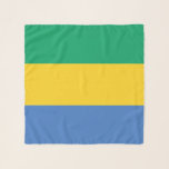 Foulard Drapeau Gabon<br><div class="desc">Drapeau patriotique du Gabon.</div>