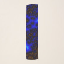 Éclair bleu Chiffon Scarf