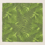 Foulard Ferme en vert<br><div class="desc">Motif de fougère vectorielle peinte à la main.</div>