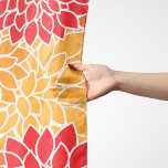 Foulard Fleurs Dahlia, Motif De Fleurs, Dahlia Orange<br><div class="desc">Motif élégante,  élégante et raffinée avec fleurs Dahlia orange. Un cadeau moderne et tendance,  parfait pour les amateurs de design floral dans votre vie.</div>