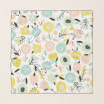 Foulard Fleurs Pastel colorées Carré Chiffon Scarf<br><div class="desc">Foulard en mousseline féminine et colorée au motif floral pastel. Cette écharpe brillante et fantaisiste sera un accent parfait pour toute tenue.</div>