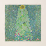 Foulard Gustav Klimt - Le tournesol<br><div class="desc">Le tournesol - Gustav Klimt,  Huile sur toile,  1907</div>
