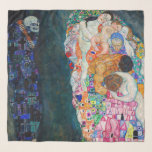 Foulard Gustav Klimt - Mort et vie<br><div class="desc">Décès et vie - Gustav Klimt,  Huile sur toile,  1910-1915</div>