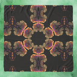 Foulard Hippie psychédélique Noir Or et violet<br><div class="desc">Ce kaléidoscope psychédélique présente du noir,  de l'or et du violet. Des visuels trippy vibreants pour l'hippie moderne ou toute personne qui aime les couleurs vives!</div>