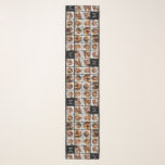 Foulard Instagram Photo Collage personnalisé Monogramme no<br><div class="desc">Utilisez jusqu'à 11 photos de téléphone carré ou selfie pour créer un cadeau unique et personnel. Si vous avez besoin d'ajuster les images,  cliquez sur l'outil personnaliser pour apporter des modifications.</div>