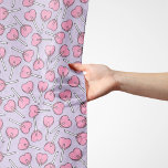 Foulard Lollipop Motif, Lollipops roses, Lollipops de coeu<br><div class="desc">Joli,  amusant et adorable motif avec des lollipops roses sur arrière - plan violet. Un cadeau moderne et tendance,  parfait pour les amateurs de bonbons de votre vie.</div>