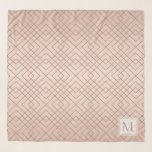 Foulard Luxe motif Rose Gold Personnalisé<br><div class="desc">Luxe motif Rose Gold Design personnalisé. Vous êtes invités à visiter mon magasin pour des produits plus beaux.</div>